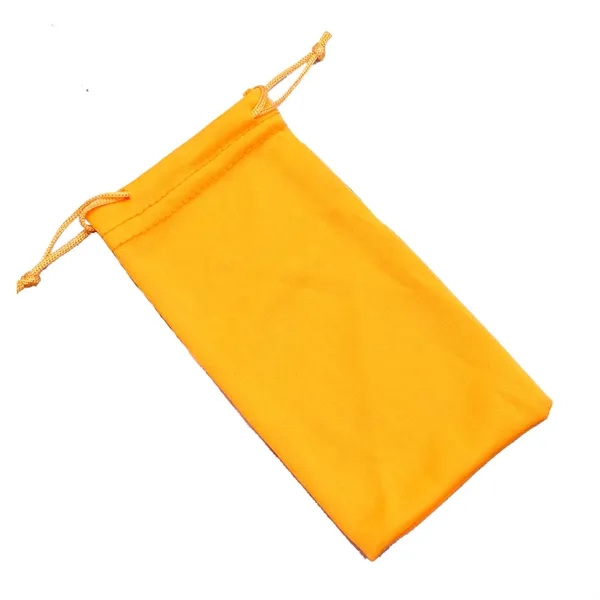 Microfiber Eyeglass Pouch with Drawstring Closure Case - Microfiber Eyeglass Pouch with Drawstring Closure Case - Image 5 of 8