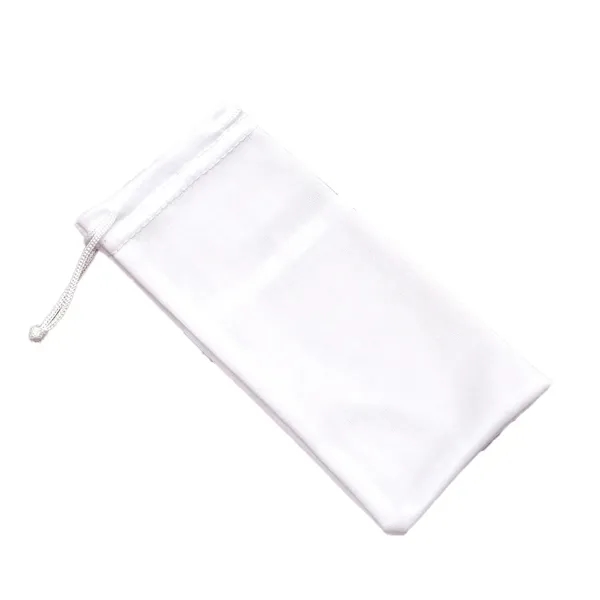 Microfiber Eyeglass Pouch with Drawstring Closure Case - Microfiber Eyeglass Pouch with Drawstring Closure Case - Image 7 of 8