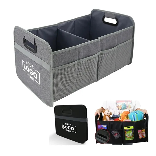 Luxury Collapsible Home Car Trunk Storage Organizer - Luxury Collapsible Home Car Trunk Storage Organizer - Image 0 of 4