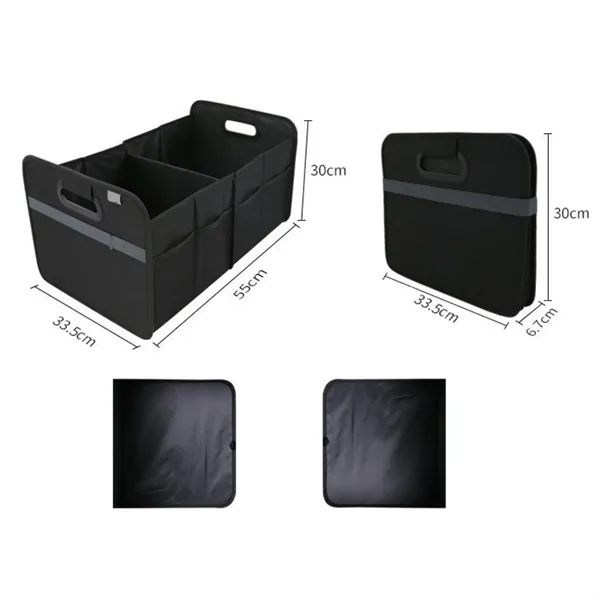 Luxury Collapsible Home Car Trunk Storage Organizer - Luxury Collapsible Home Car Trunk Storage Organizer - Image 1 of 4