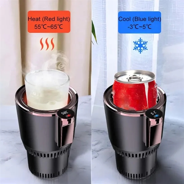 2-in-1 Car Cup Cooler Warmer Mug Holder - 2-in-1 Car Cup Cooler Warmer Mug Holder - Image 1 of 6