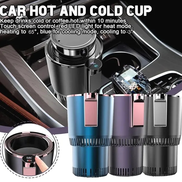 2-in-1 Car Cup Cooler Warmer Mug Holder - 2-in-1 Car Cup Cooler Warmer Mug Holder - Image 6 of 6