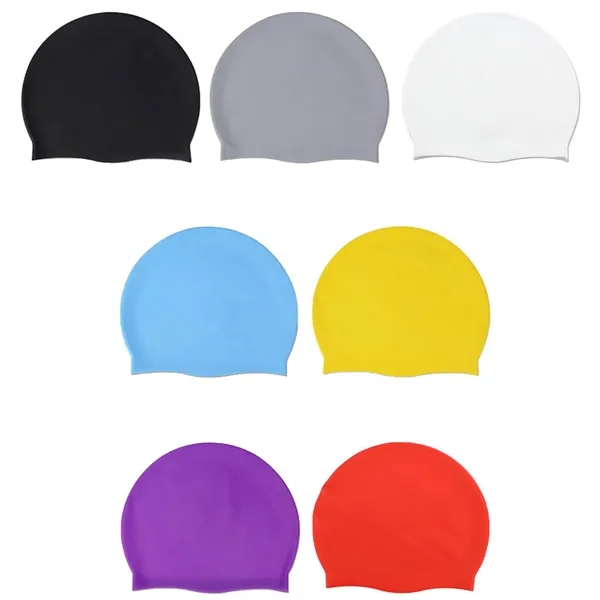 Adult Silicone Swimming Cap - Adult Silicone Swimming Cap - Image 1 of 2