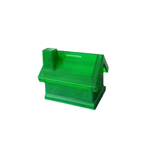 Plastic House-Shaped Coin Bank - Plastic House-Shaped Coin Bank - Image 3 of 5
