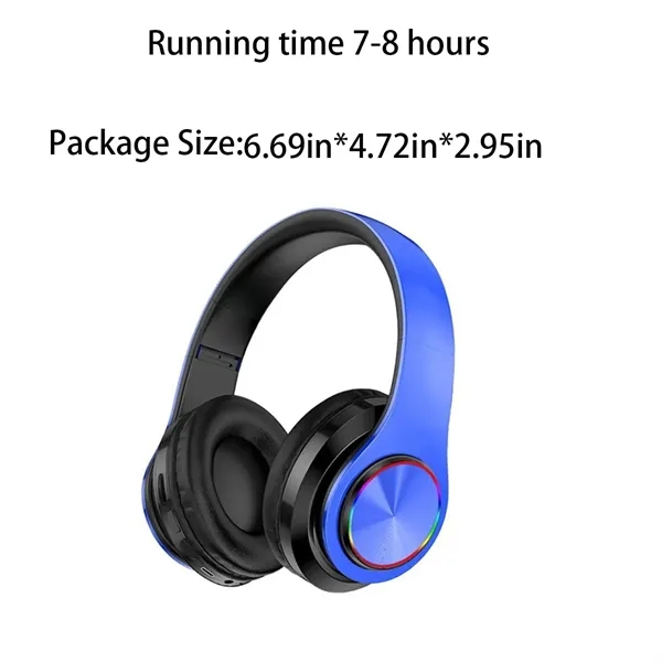 Foldable Stereo gaming Wireless Bluetooth over ear Headphone - Foldable Stereo gaming Wireless Bluetooth over ear Headphone - Image 1 of 7