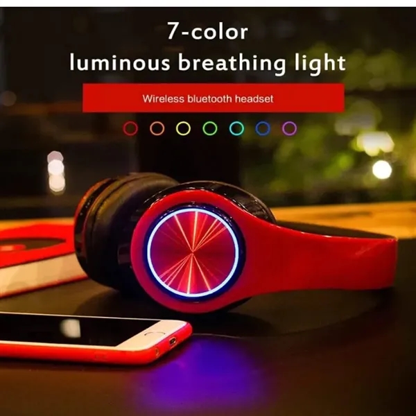 Foldable Stereo gaming Wireless Bluetooth over ear Headphone - Foldable Stereo gaming Wireless Bluetooth over ear Headphone - Image 2 of 7