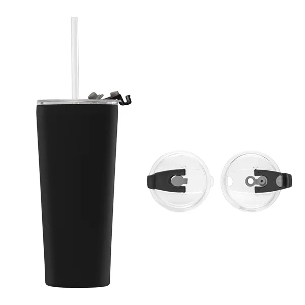 Excalibur - Double-Wall Stainless Tumbler with Straw - Excalibur - Double-Wall Stainless Tumbler with Straw - Image 15 of 16