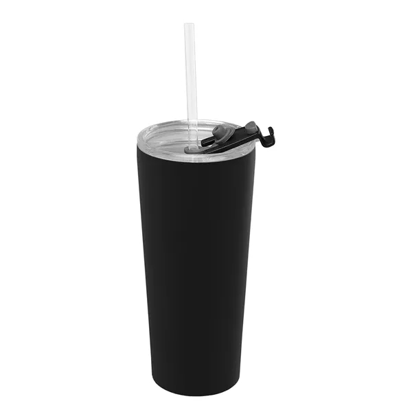 Excalibur - Double-Wall Stainless Tumbler with Straw - Excalibur - Double-Wall Stainless Tumbler with Straw - Image 13 of 16