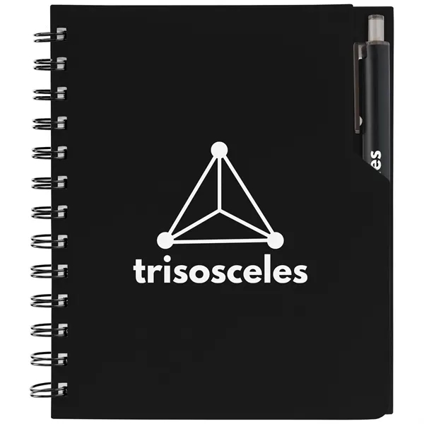 Robust Recycled A5 Spiral Notebook with Pen - Robust Recycled A5 Spiral Notebook with Pen - Image 2 of 17