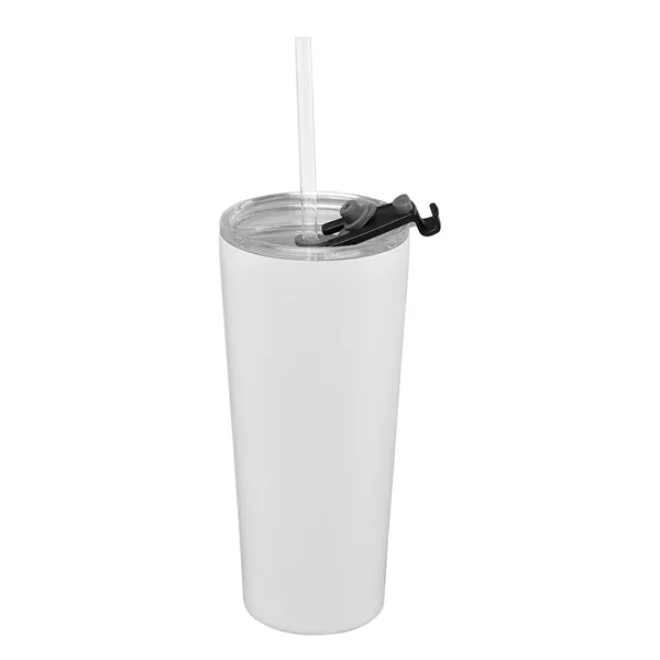 Excalibur - Double-Wall Stainless Tumbler with Straw - Excalibur - Double-Wall Stainless Tumbler with Straw - Image 9 of 16