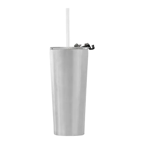 Excalibur - Double-Wall Stainless Tumbler with Straw - Excalibur - Double-Wall Stainless Tumbler with Straw - Image 7 of 16