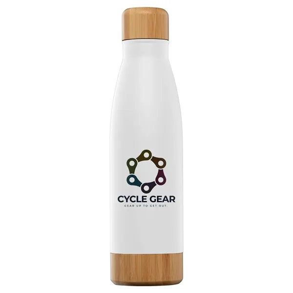 Ibiza Bamboo - 22 oz. Double-Wall Stainless Bottle - Ibiza Bamboo - 22 oz. Double-Wall Stainless Bottle - Image 2 of 9