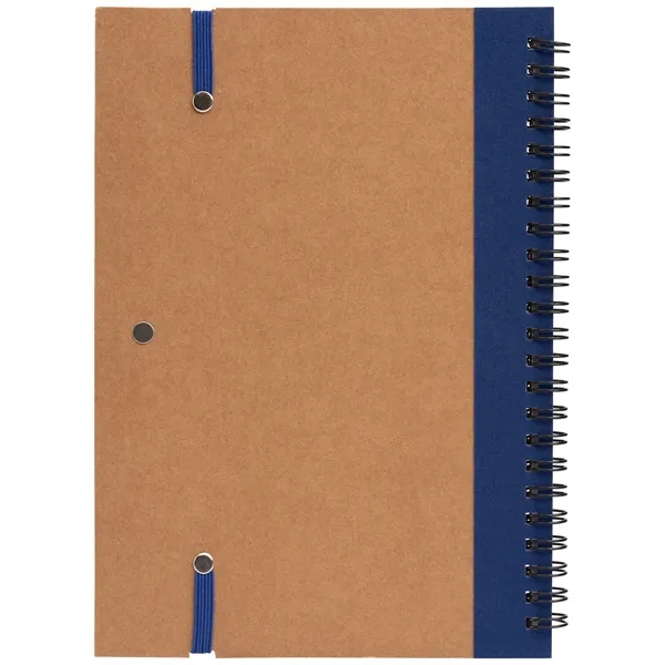 Kraft Hard Cover Spiral Notebook with Pen - ColorJet - Kraft Hard Cover Spiral Notebook with Pen - ColorJet - Image 9 of 11