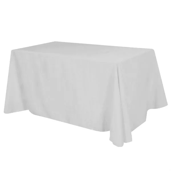 Custom Flat All Over Dye Sub Table Cover - 4-sided, fits 6' table