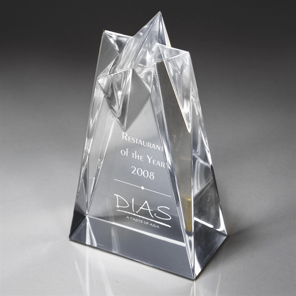 Sculptured Lucite Star