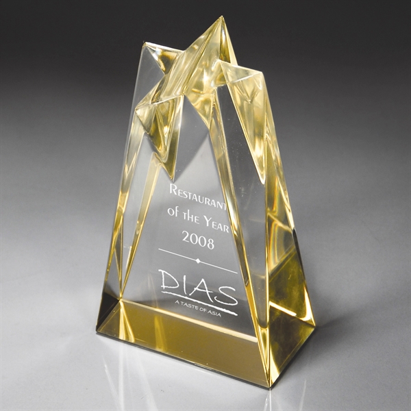 Sculptured Lucite Star