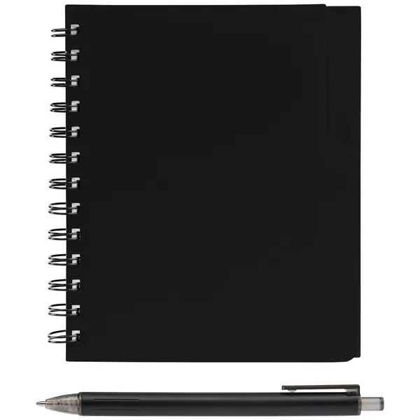 Robust Recycled A5 Spiral Notebook with Pen - Robust Recycled A5 Spiral Notebook with Pen - Image 12 of 17