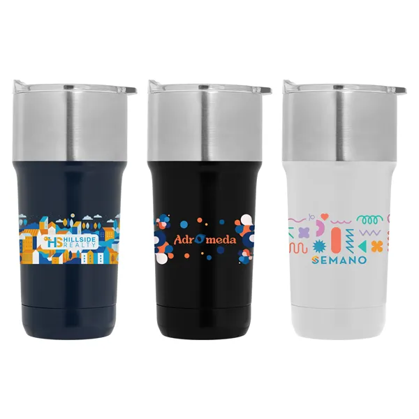 Optimus - 20 oz. Double Wall Recycled Stainless Tumbler - Optimus - 20 oz. Double Wall Recycled Stainless Tumbler - Image 0 of 9