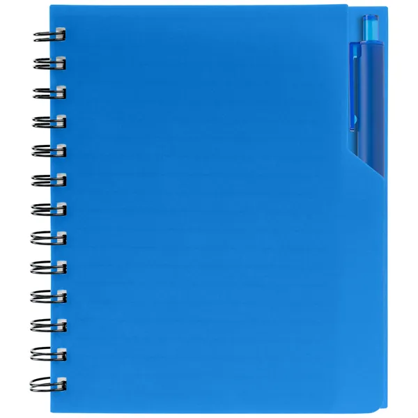 Robust Recycled A5 Spiral Notebook with Pen - Robust Recycled A5 Spiral Notebook with Pen - Image 14 of 17