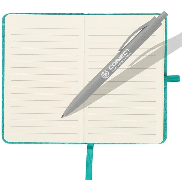 Melville 3.5" x 5.5" RPET Notebook & Zen Pen Gift Set - Melville 3.5" x 5.5" RPET Notebook & Zen Pen Gift Set - Image 3 of 7