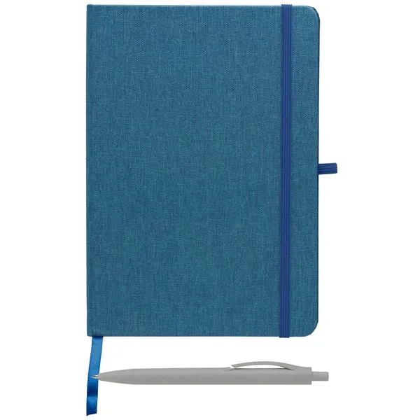 Melville 5.8" x 8.3" RPET Notebook & Zen Pen Gift Set - Melville 5.8" x 8.3" RPET Notebook & Zen Pen Gift Set - Image 1 of 7