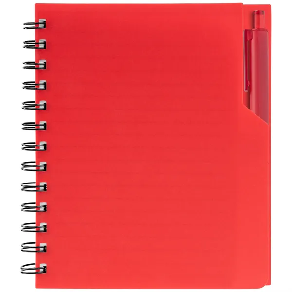 Robust Recycled A5 Spiral Notebook with Pen - Robust Recycled A5 Spiral Notebook with Pen - Image 17 of 17