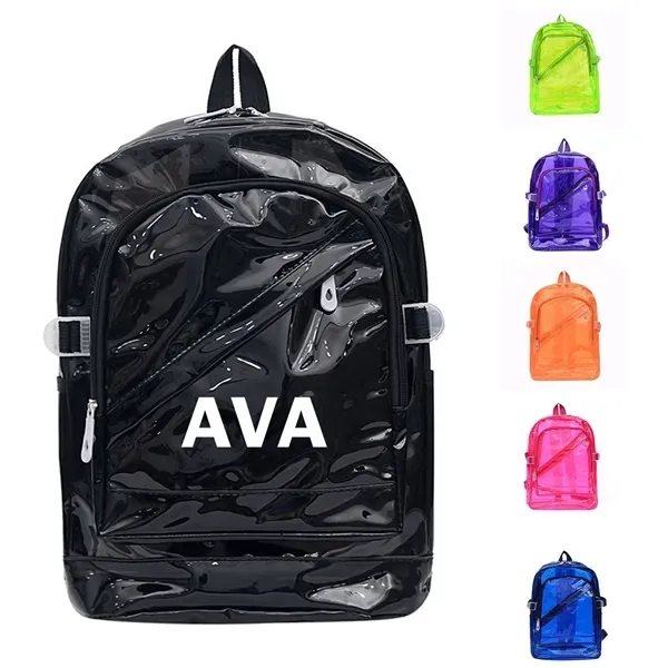 Pvc Jelly Waterproof Backpack - Pvc Jelly Waterproof Backpack - Image 0 of 4
