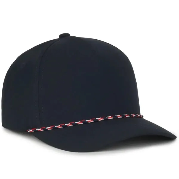 5 Panel Cap With Slight Pre-Curved Visor - 5 Panel Cap With Slight Pre-Curved Visor - Image 11 of 28