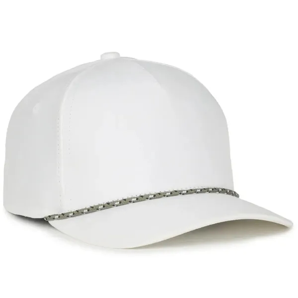 5 Panel Cap With Slight Pre-Curved Visor - 5 Panel Cap With Slight Pre-Curved Visor - Image 12 of 28