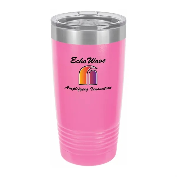 20 Oz. Vacuum Insulated Tumbler w/Clear Lid - 20 Oz. Vacuum Insulated Tumbler w/Clear Lid - Image 2 of 15