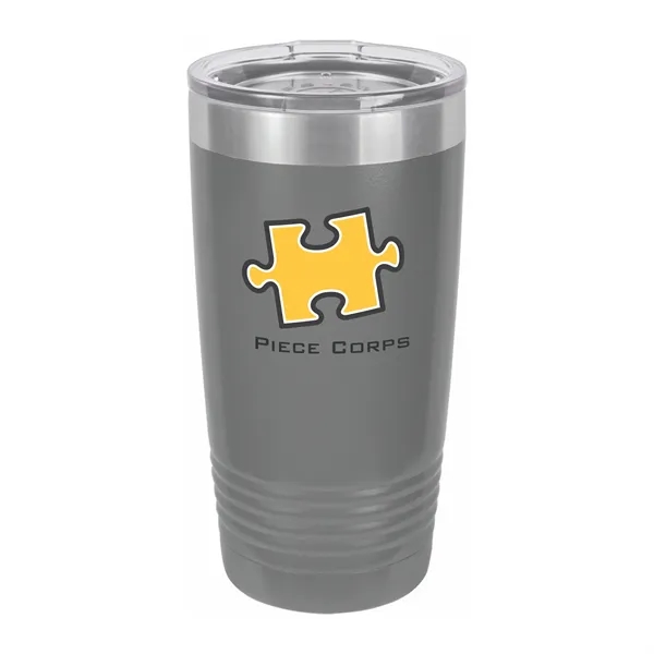 20 Oz. Vacuum Insulated Tumbler w/Clear Lid - 20 Oz. Vacuum Insulated Tumbler w/Clear Lid - Image 7 of 15