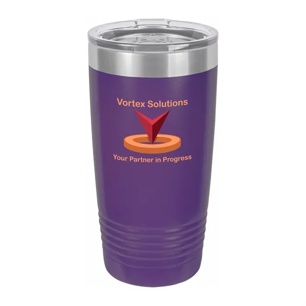 20 Oz. Vacuum Insulated Tumbler w/Clear Lid - 20 Oz. Vacuum Insulated Tumbler w/Clear Lid - Image 6 of 15