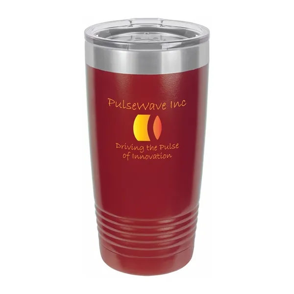 20 Oz. Vacuum Insulated Tumbler w/Clear Lid - 20 Oz. Vacuum Insulated Tumbler w/Clear Lid - Image 10 of 15