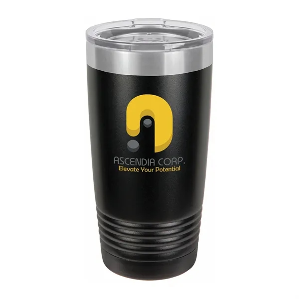 20 Oz. Vacuum Insulated Tumbler w/Clear Lid - 20 Oz. Vacuum Insulated Tumbler w/Clear Lid - Image 13 of 15