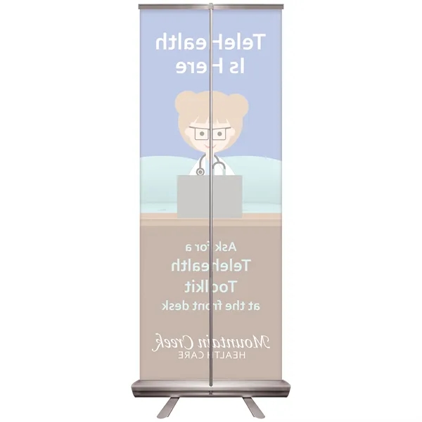 24'' X 63" Custom Retractable Banner Stand - 24'' X 63" Custom Retractable Banner Stand - Image 3 of 8