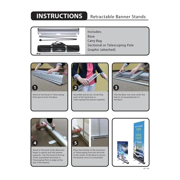 32'' X 36" Custom Retractable Banner Stand - 32'' X 36" Custom Retractable Banner Stand - Image 8 of 8