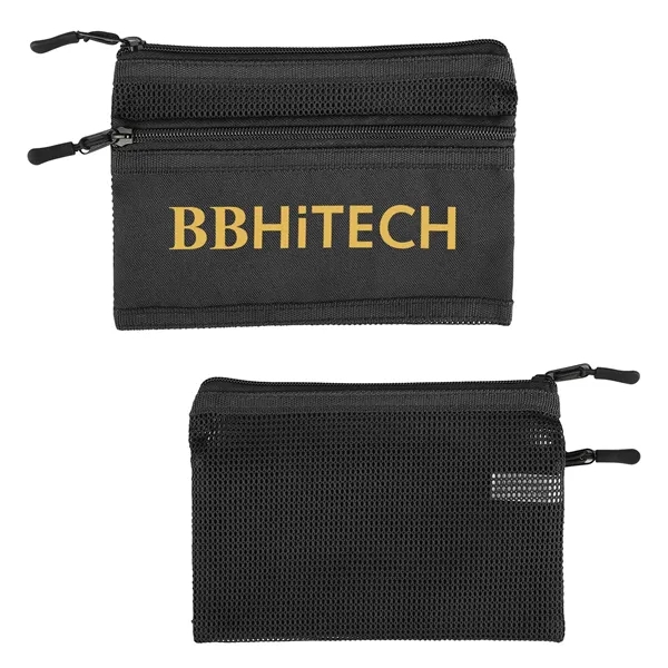 RPET Mesh Tech Pouch - RPET Mesh Tech Pouch - Image 1 of 7