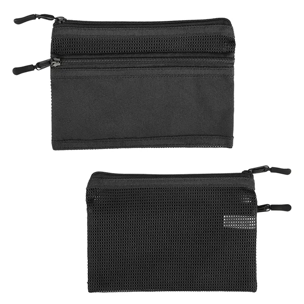 RPET Mesh Tech Pouch - RPET Mesh Tech Pouch - Image 2 of 7