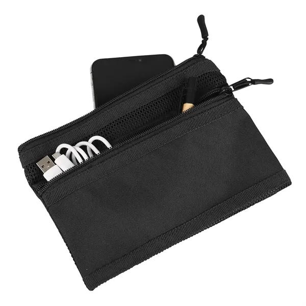 RPET Mesh Tech Pouch - RPET Mesh Tech Pouch - Image 3 of 7