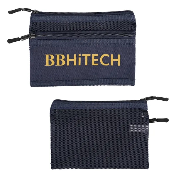 RPET Mesh Tech Pouch - RPET Mesh Tech Pouch - Image 5 of 7