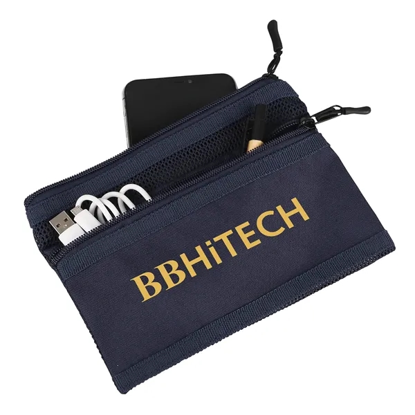 RPET Mesh Tech Pouch - RPET Mesh Tech Pouch - Image 4 of 7