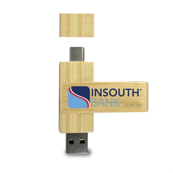 Bamboo Swivel 2.0 USB Drive - Bamboo Swivel 2.0 USB Drive - Image 6 of 7