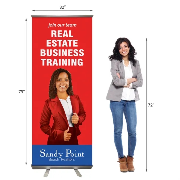 32'' X 79" Custom Retractable Banner Stand - 32'' X 79" Custom Retractable Banner Stand - Image 4 of 8