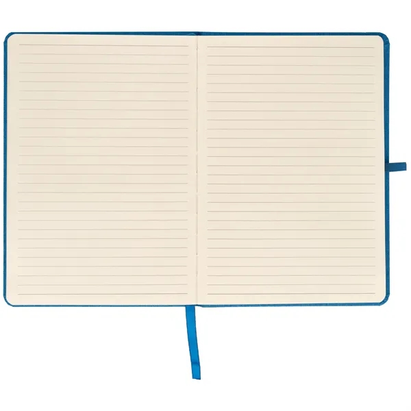 Custom Melville 5.8" x 8.3" RPET Notebook & Zen Pen Gift Set