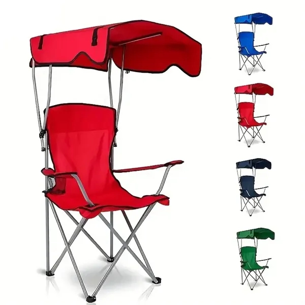 Foldable Beach Chair With Sunshade - Foldable Beach Chair With Sunshade - Image 0 of 3