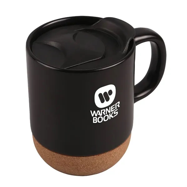 12 oz. Ceramic Mug with Cork Base - 12 oz. Ceramic Mug with Cork Base - Image 1 of 7