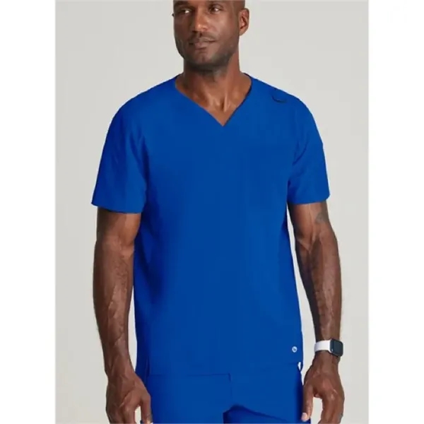 Barco® One Men's 2 Pocket Ribbed V-Neck Top - Barco® One Men's 2 Pocket Ribbed V-Neck Top - Image 6 of 13