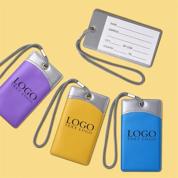 Vinyl Rectangular Luggage Tag - Vinyl Rectangular Luggage Tag - Image 0 of 4