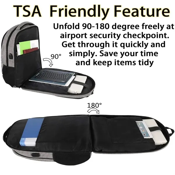 Travel Laptops Backpack with USB Charging Port - Travel Laptops Backpack with USB Charging Port - Image 1 of 4