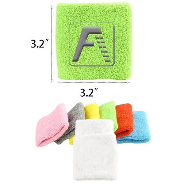 Custom Sports Wristband Sweatband - Custom Sports Wristband Sweatband - Image 1 of 1